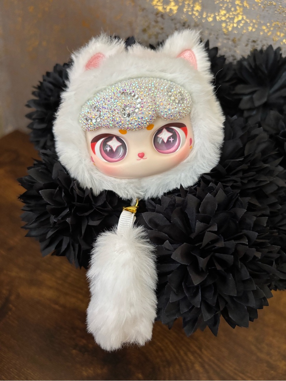 Ciaoka Lucky Meow IV series Confirmed Strawberry Daifuku with Bedazzled Bangs